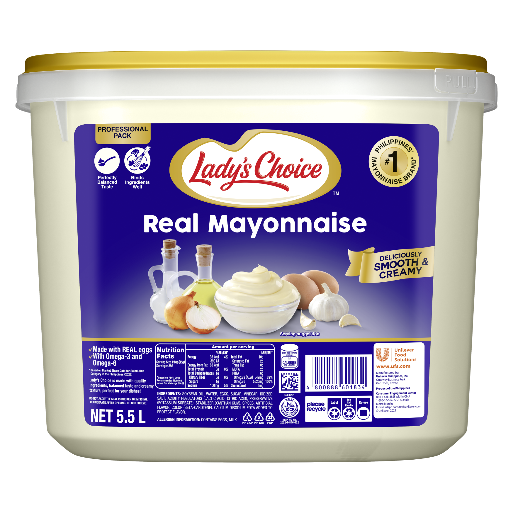 Lady's Choice Real Mayonnaise 5.5L
