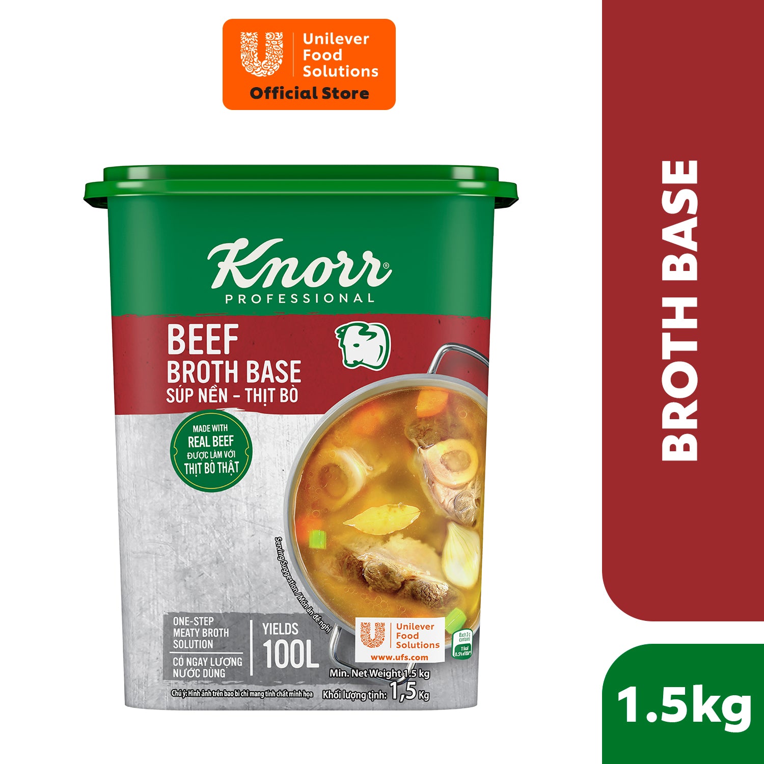 Knorr Beef Broth Base 1.5kg
