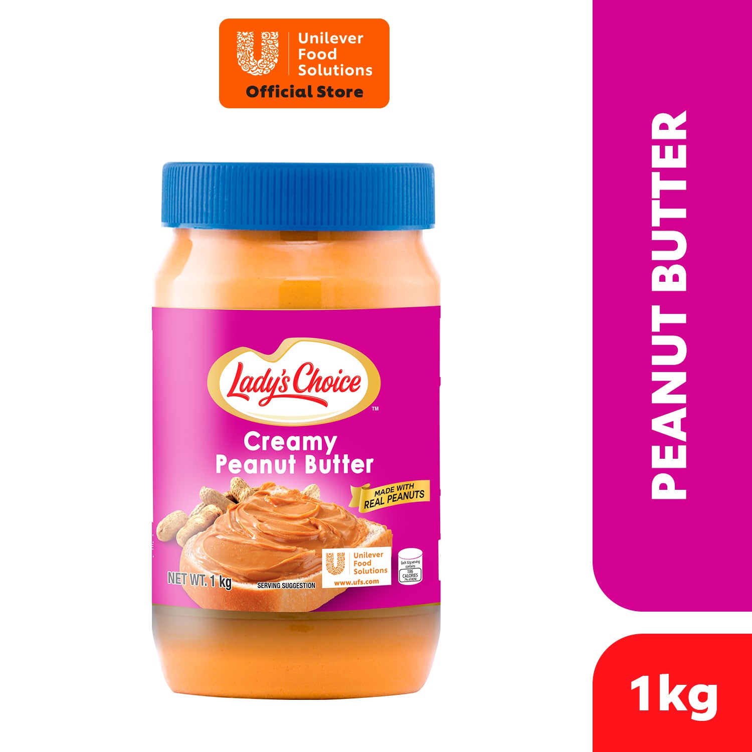Lady's Choice Peanut Butter 1kg